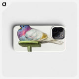 Pigeon sitting on a shelf - ジャン ベルナール Phone Case.