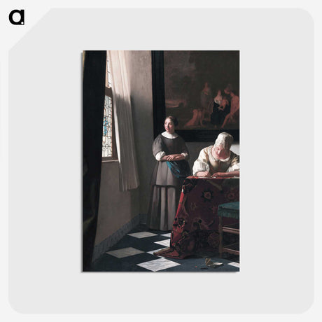 1-27_Johannes-Vermeer_postcard