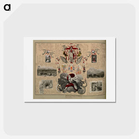 アートポストカード-Victorian Blood Book
 - ジョン ビングリー ガーランド Postcard.