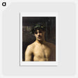 アートポストカード-Man Wearing Laurels - ジョン シンガー サージェント Postcard.