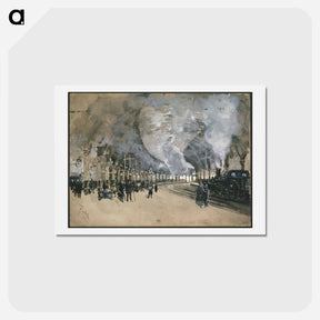 アートポストカード-Railway Station, York
 - ジョセフ ペネル Postcard.