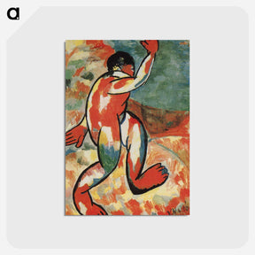 アートポストカード-Bather - カジミール マレーヴィチ Postcard.