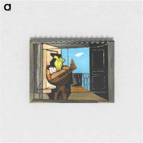 アートメモ帳-Interior with Balcony - ルイ マルクーシ Memo.