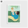 アートポストカード-Under the Horse Chestnut Tree - メアリー カサット Postcard.
