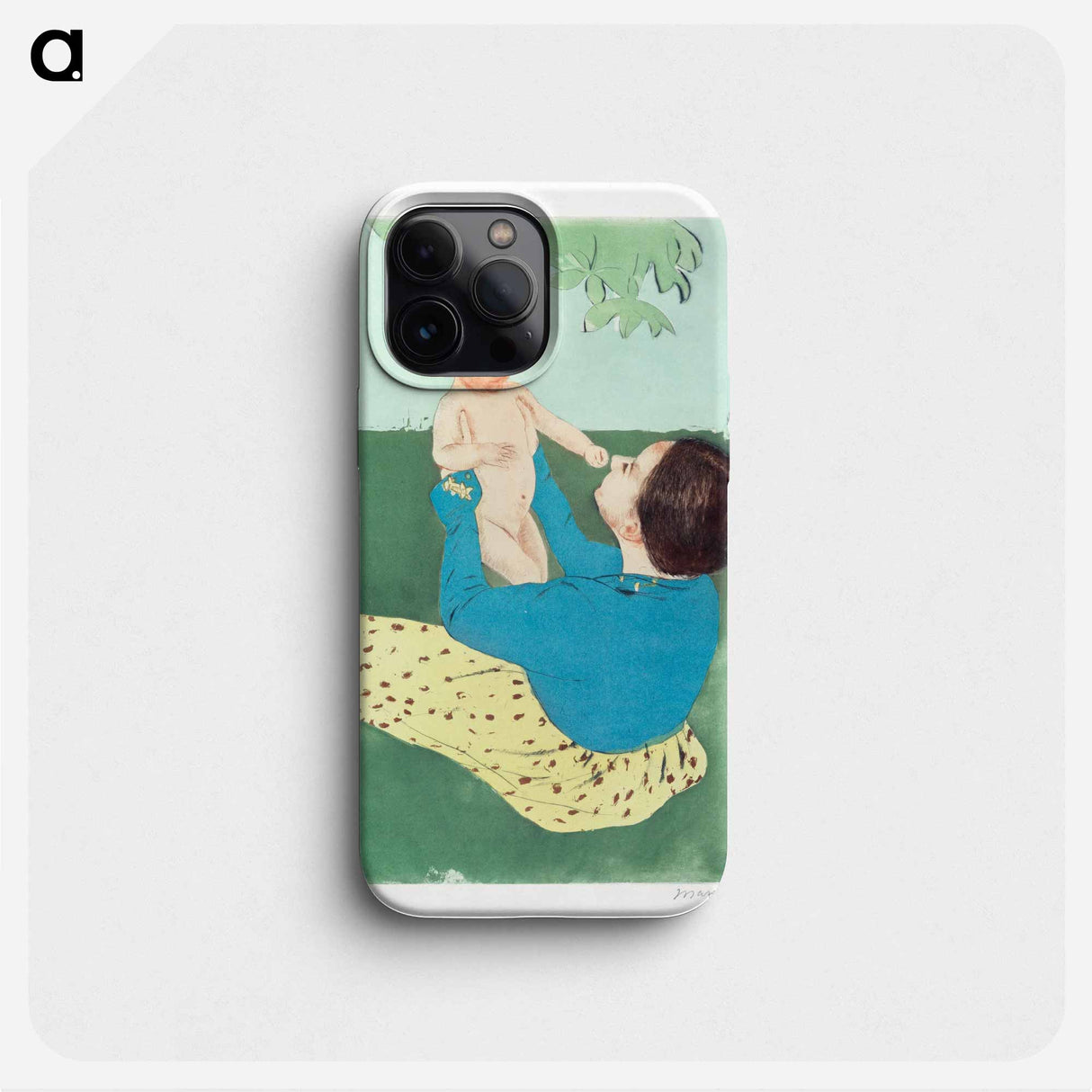 Under the Horse Chestnut Tree - メアリー カサット Phone Case.