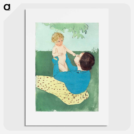 アートポスター-Under the Horse Chestnut Tree - メアリー カサット Poster.