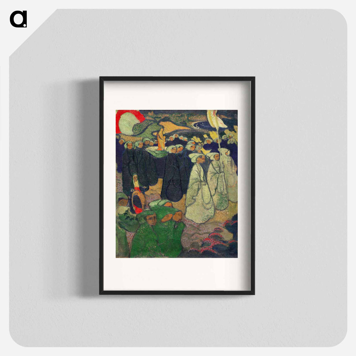 Procession on Pardon at Perros–Guirec - Maurice Denis Poster.