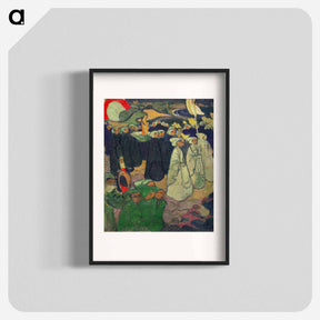 アートポスター-Procession on Pardon at Perros–Guirec - モーリス ドニ Poster.