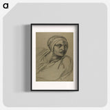 Half-Length Figure - ミケランジェロ ブオナローティ Poster.