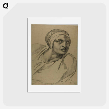 アートポストカード-Half-Length Figure - ミケランジェロ ブオナローティ Postcard.