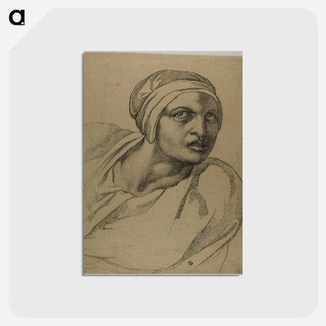 アートポストカード-Half-Length Figure - ミケランジェロ ブオナローティ Postcard.