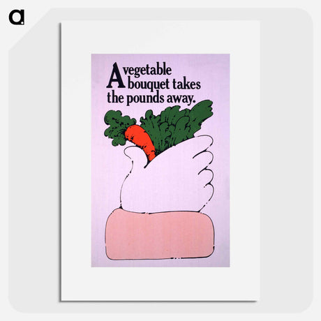アートポスター-Vegetable Bouquet
 - 国立医学図書館 Poster.