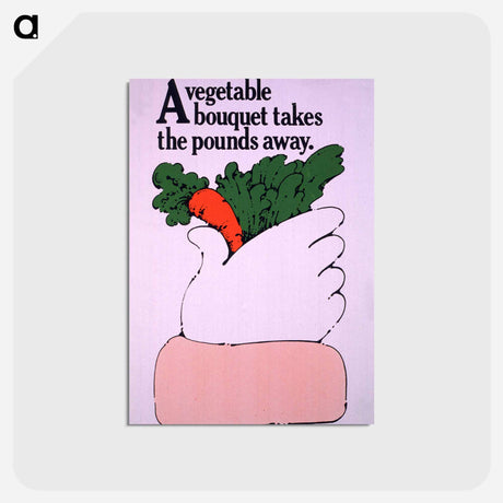 アートポストカード-Vegetable Bouquet
 - 国立医学図書館 Postcard.