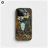 Vase of Flowers - ポール セザンヌ Phone Case.