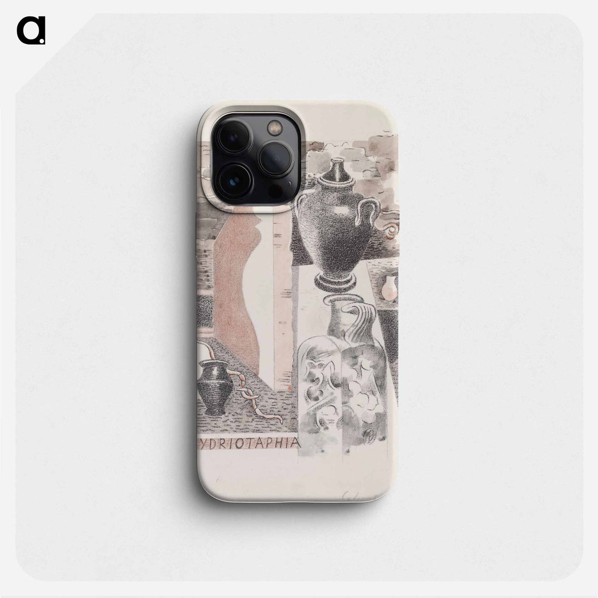 Design for Urne Buriall–Water Hath Proved the Smartest Grave - ポール ナッシュ Phone Case.