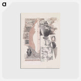 アートポストカード-Design for Urne Buriall–Water Hath Proved the Smartest Grave - ポール ナッシュ Postcard.