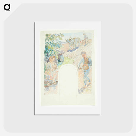 アートポストカード-Agriculture
 - ピーター ハンセン Postcard.