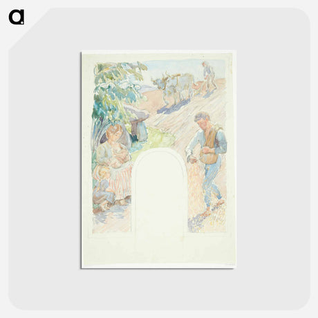 アートポストカード-Agriculture
 - ピーター ハンセン Postcard.