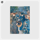 アートポストカード-The Umbrellas - ピエール オーギュスト ルノワール Postcard.