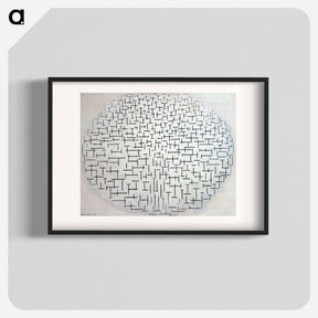 アートポスター-Composition No. 10 Pier and Ocean - ピエト モンドリアン Poster.