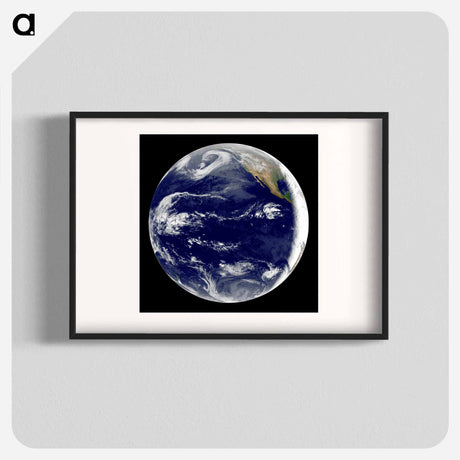 アートポスター-Earth as Seen by GOES 11
 - 地球 Poster.
