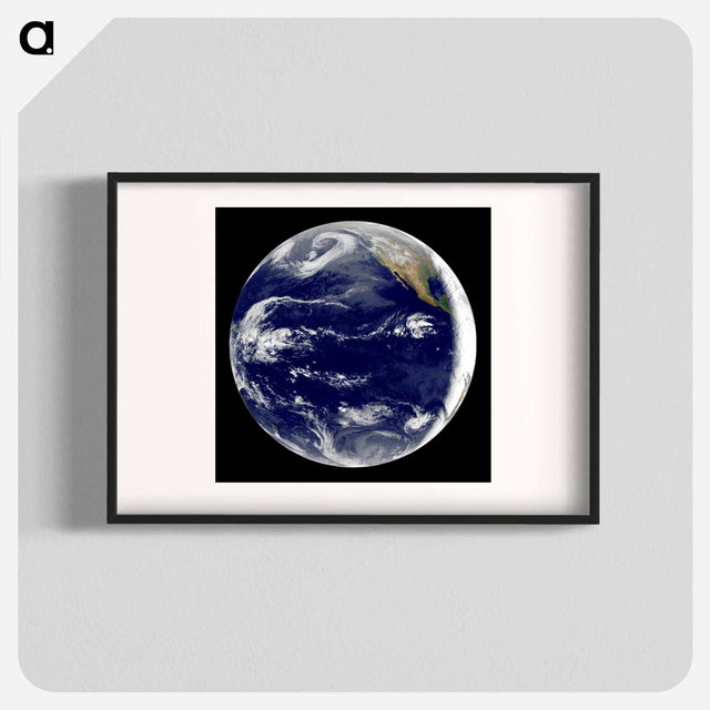 アートポスター-Earth as Seen by GOES 11
 - 地球 Poster.