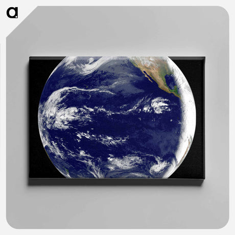 アートパネル-Earth as Seen by GOES 11
 - 地球 Canvas.
