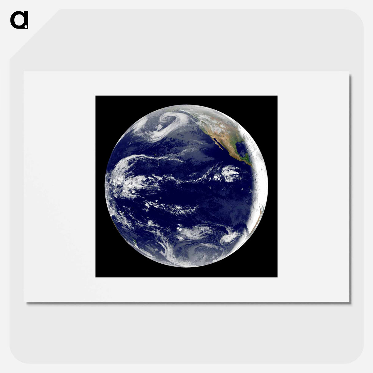 アートポスター-Earth as Seen by GOES 11
 - 地球 Poster.