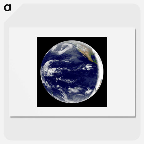 アートポスター-Earth as Seen by GOES 11
 - 地球 Poster.