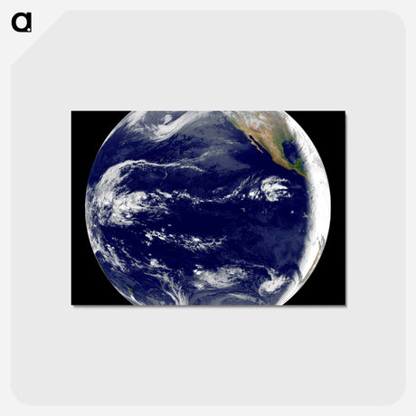 アートポストカード-Earth as Seen by GOES 11
 - 地球 Postcard.