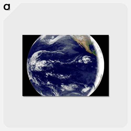 Earth as Seen by GOES 11
 - Earth Postcard.