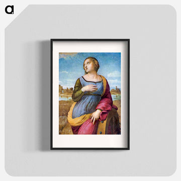 Raphael's Saint Catherine of Alexandria - ラファエロ サンティ Poster.