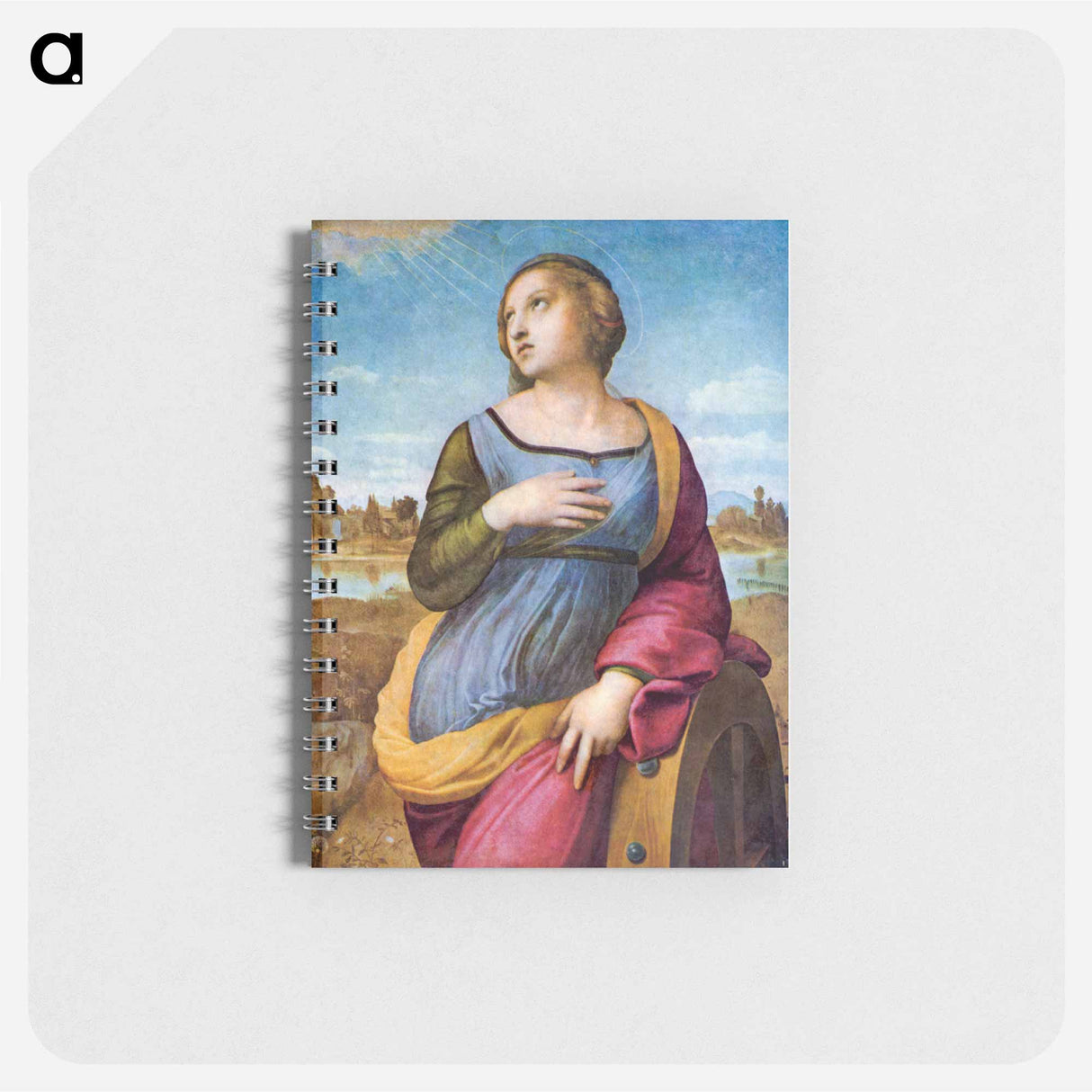 Raphael's Saint Catherine of Alexandria - ラファエロ サンティ Memo.