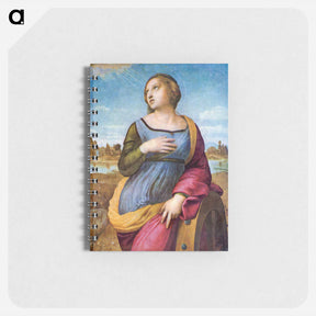 アートメモ帳-Raphael's Saint Catherine of Alexandria - ラファエロ サンティ Memo.