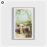アートポストカード-Woman in Garden
 - セントルイス美術館 Postcard.