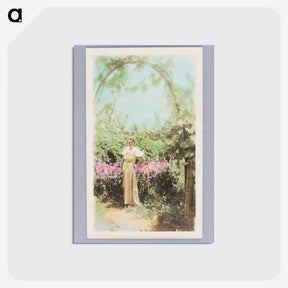 アートポストカード-Woman in Garden
 - セントルイス美術館 Postcard.