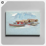 Pleasure Boats, Lake Lucerne - サミュエル コールマン Canvas.