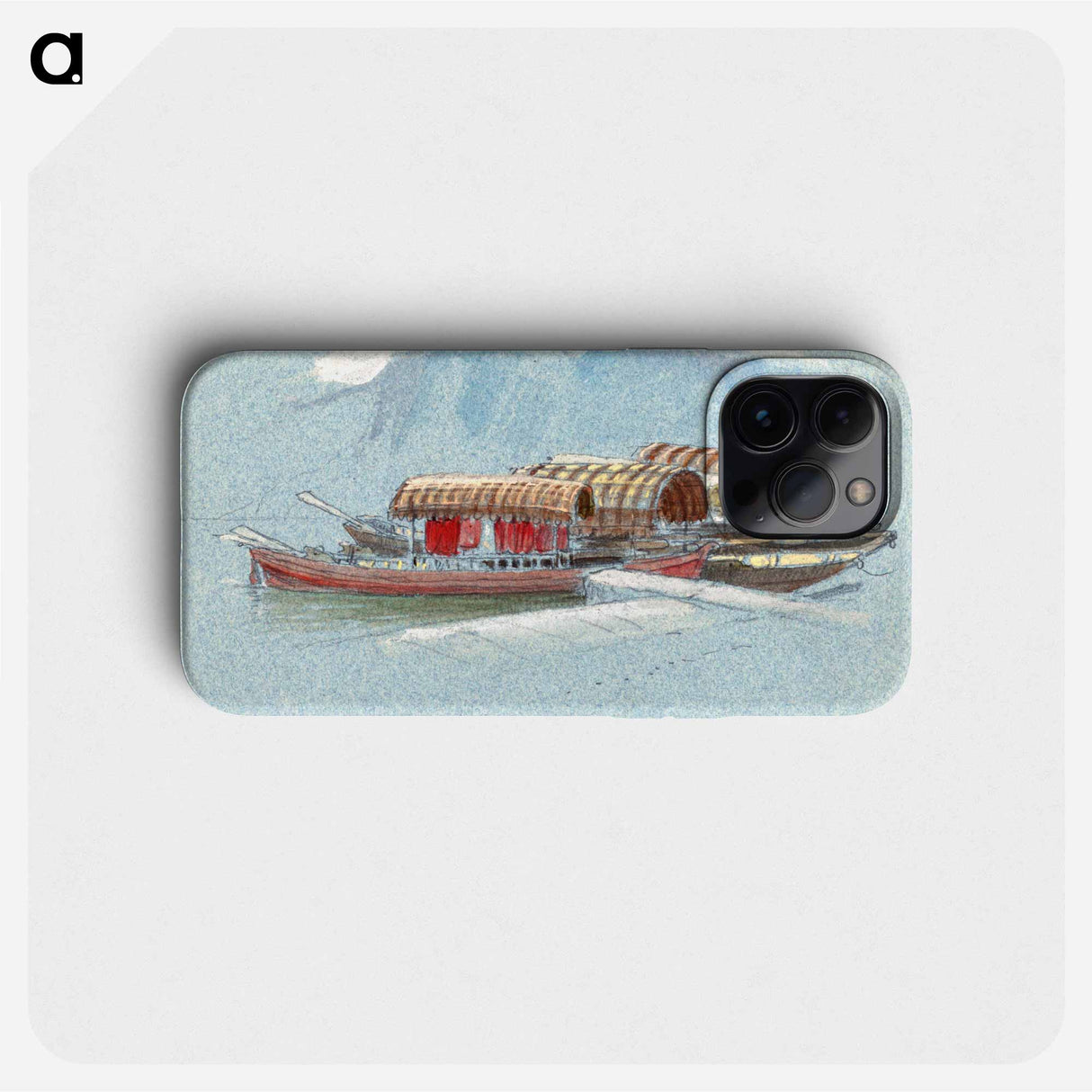 Pleasure Boats, Lake Lucerne - Samuel Coleman Phone Case.