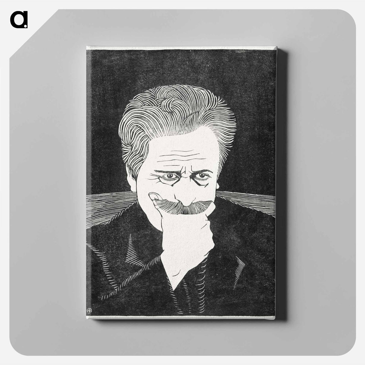 Self-Portrait with Hand on Mustache
 - サミュエル ジェスルン Canvas.