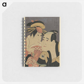 アートメモ帳-Kabuki Actors Sanogawa Ichimatsu III in the Role of the Courtesan Onnayo of Gion and Ichikawa Tomieimon in the Role of Kanisaka Tōma - 東洲斎 写楽 Memo.