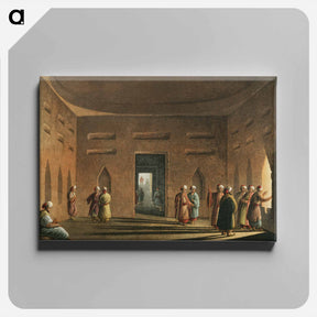 アートパネル-Monument on the Coast of Syria, Plate II from Views in the Ottoman Dominions, in Europe, in Asia, and some of the Mediterranean islands - オスマン帝国領内の景色 Canvas.