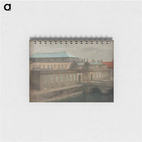 アートメモ帳-View of Christiansborg Palace - ヴィルヘルム ハンマースホイ Memo.