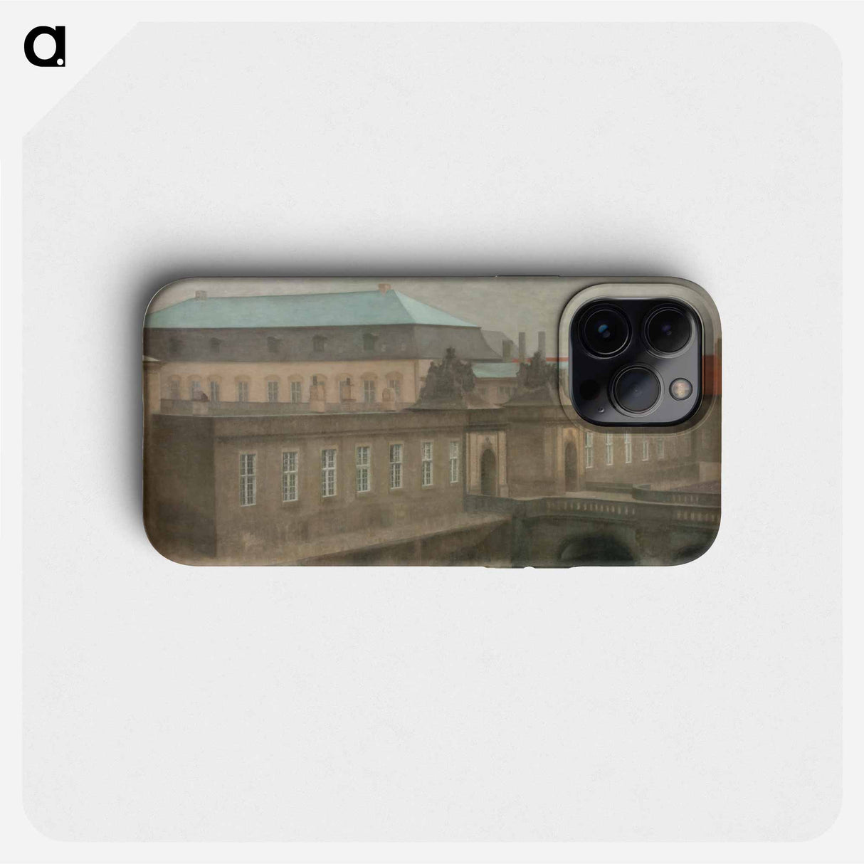 View of Christiansborg Palace - ヴィルヘルム ハンマースホイ Phone Case.