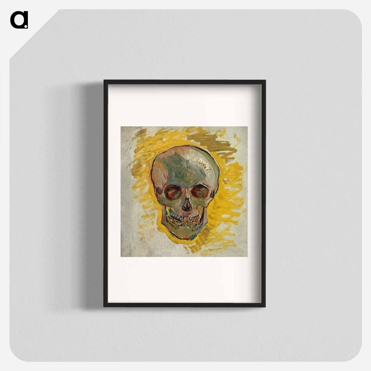 Van Gogh's Skull - Vincent van Gogh Poster.