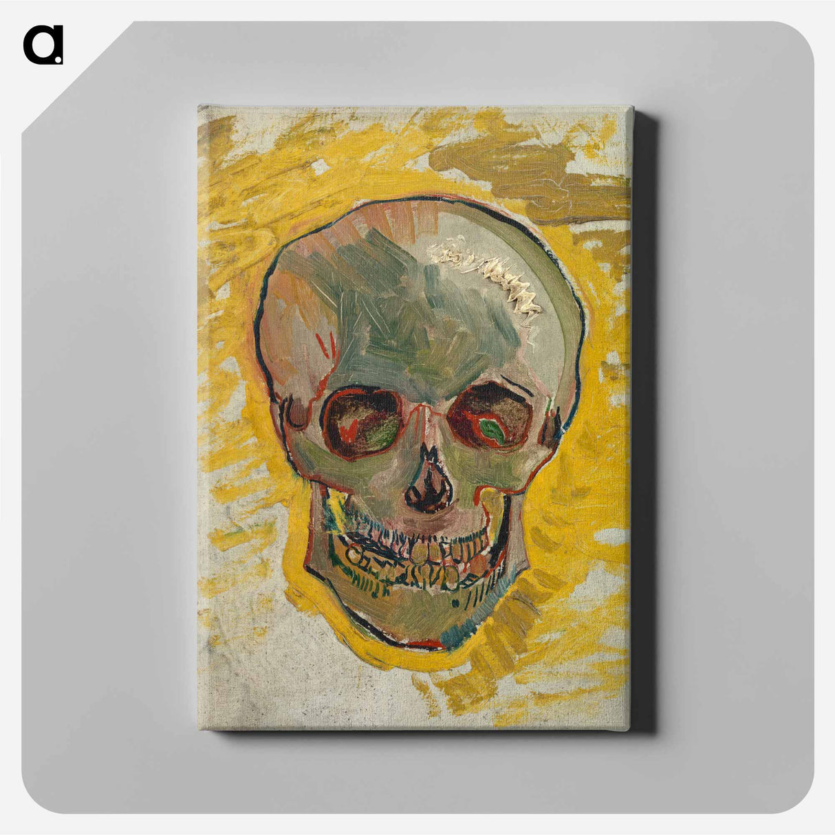 Van Gogh's Skull - Vincent van Gogh Canvas.