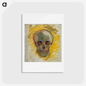 アートポストカード-Van Gogh's Skull - フィンセント ファン ゴッホ Postcard.