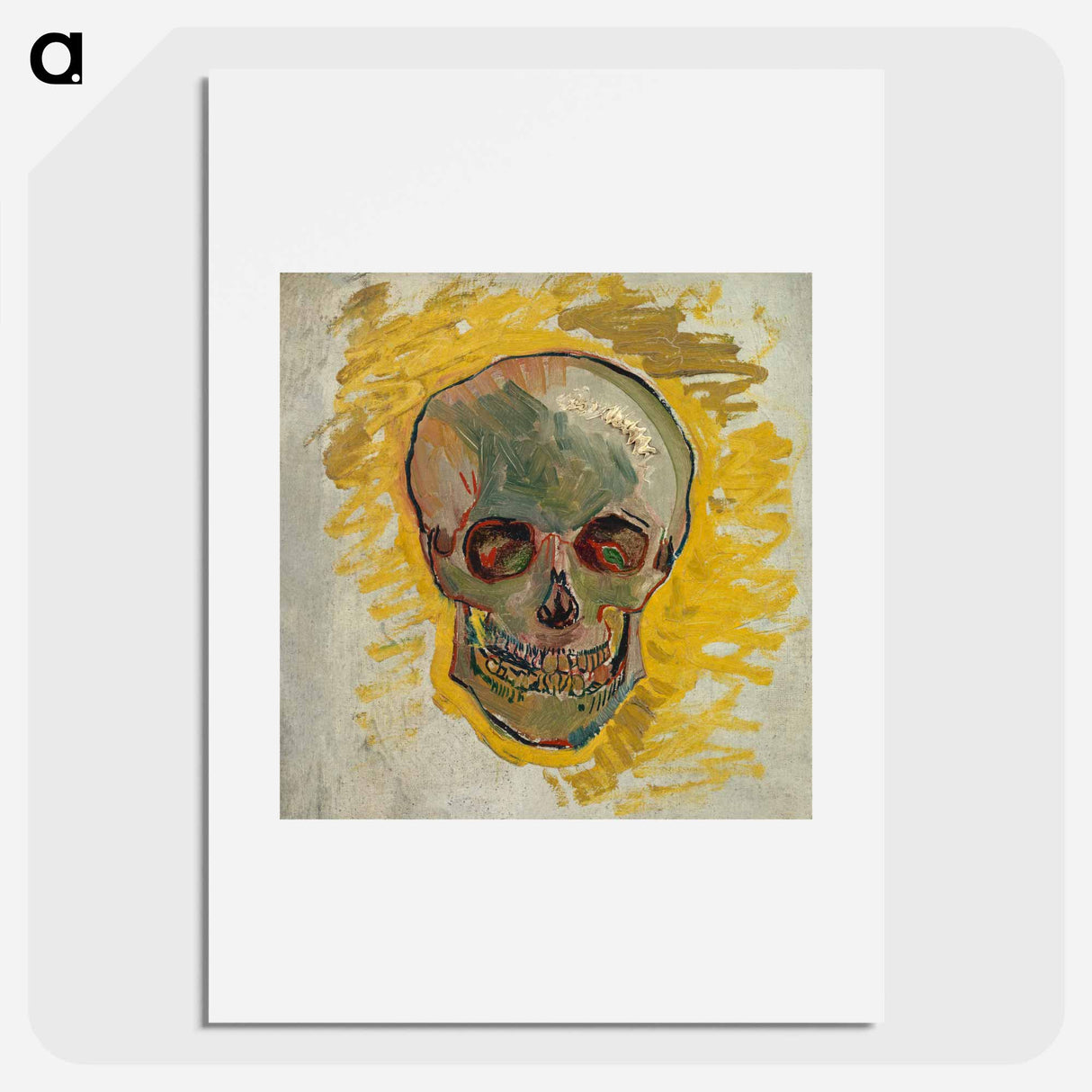 Van Gogh's Skull - フィンセント ファン ゴッホ Poster.