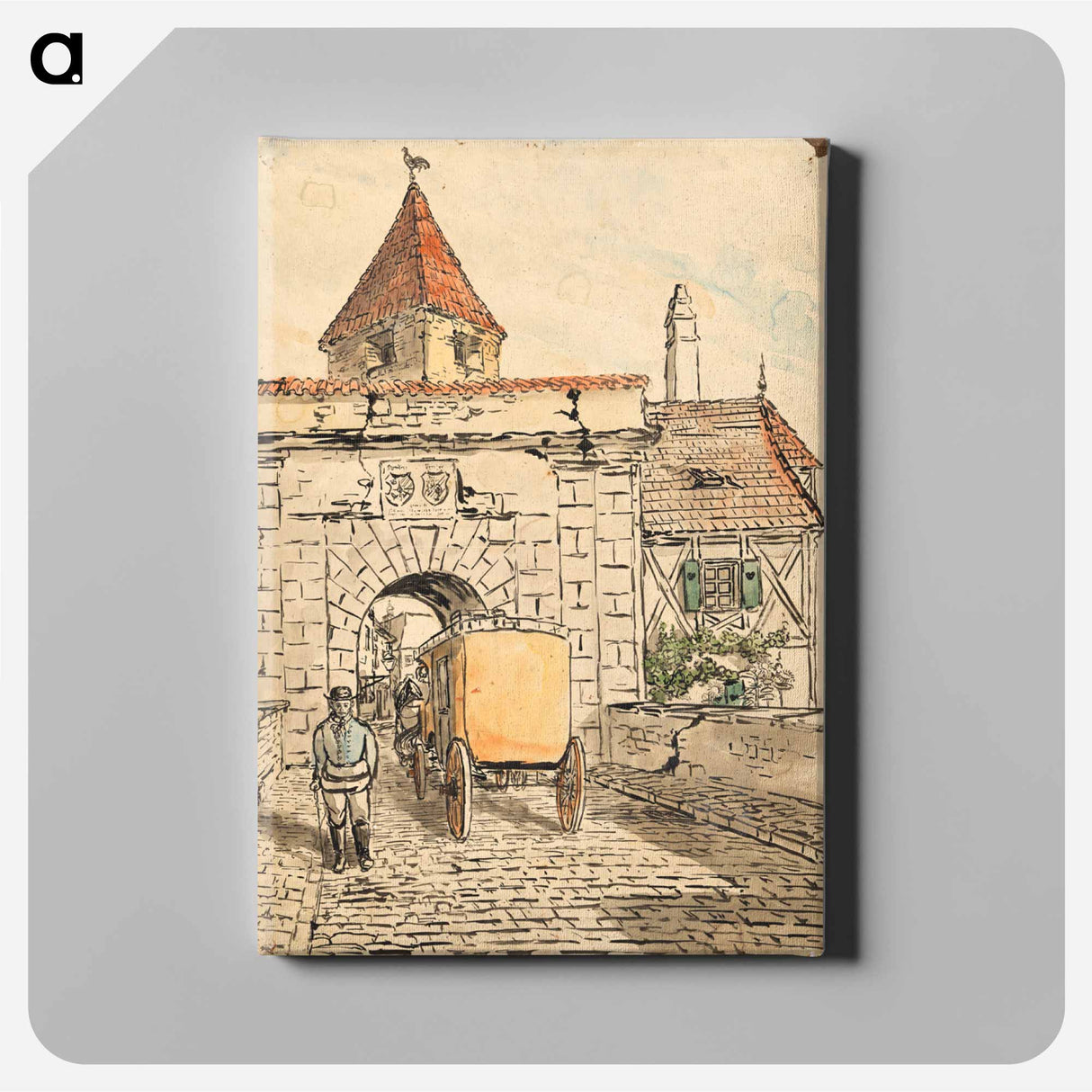 アートパネル-City Gate with Carriage
 - ウィーン博物館 Canvas.