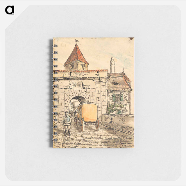 アートメモ帳-City Gate with Carriage
 - ウィーン博物館 Memo.