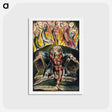 アートポストカード-To Justify the Ways of God to Men - ウィリアム ブレイク Postcard.